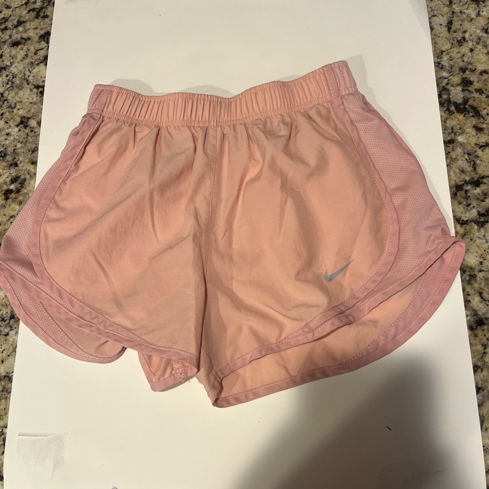 pink nike shorts